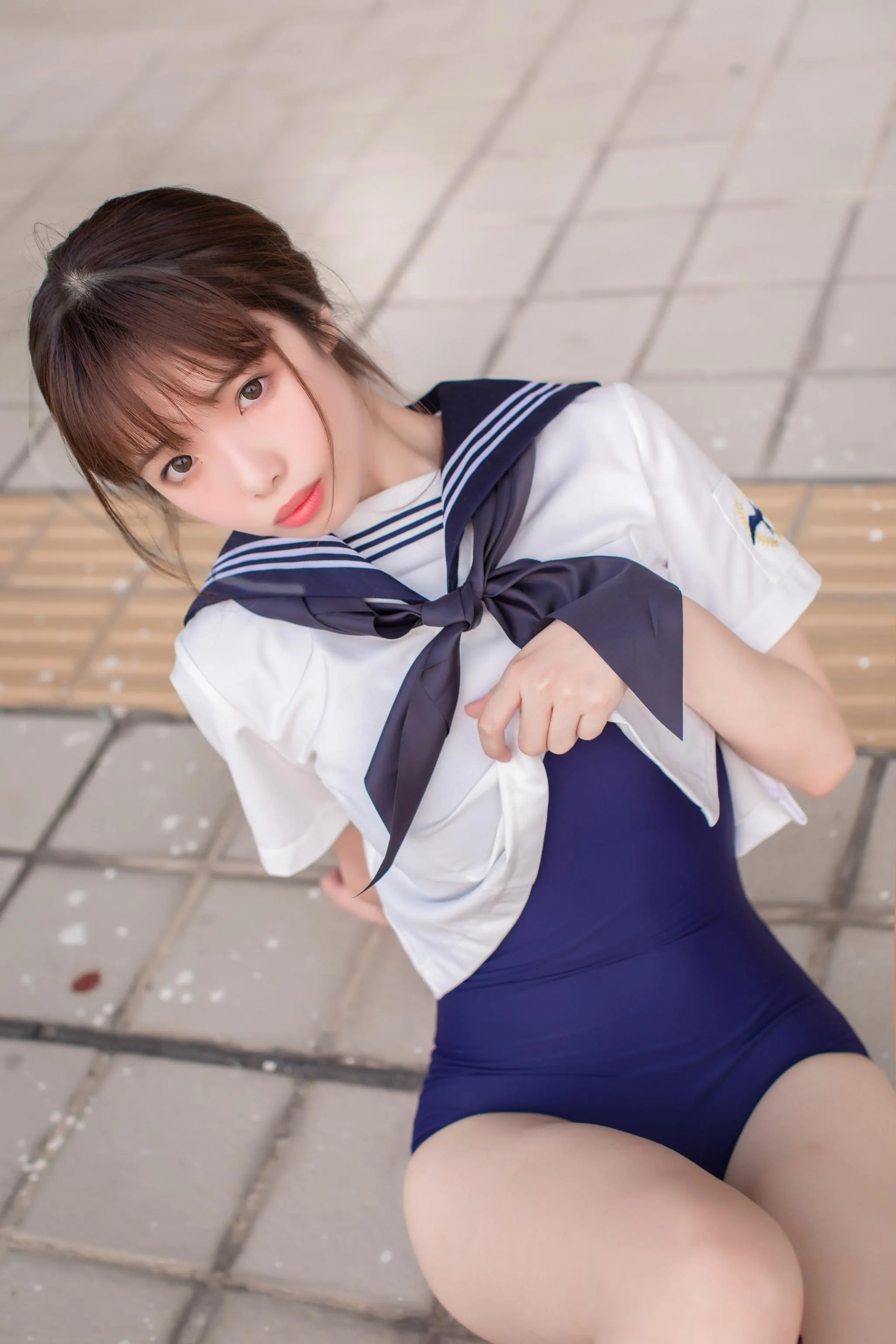 NO.5 雯妹不讲道理-JK [20P]插图5